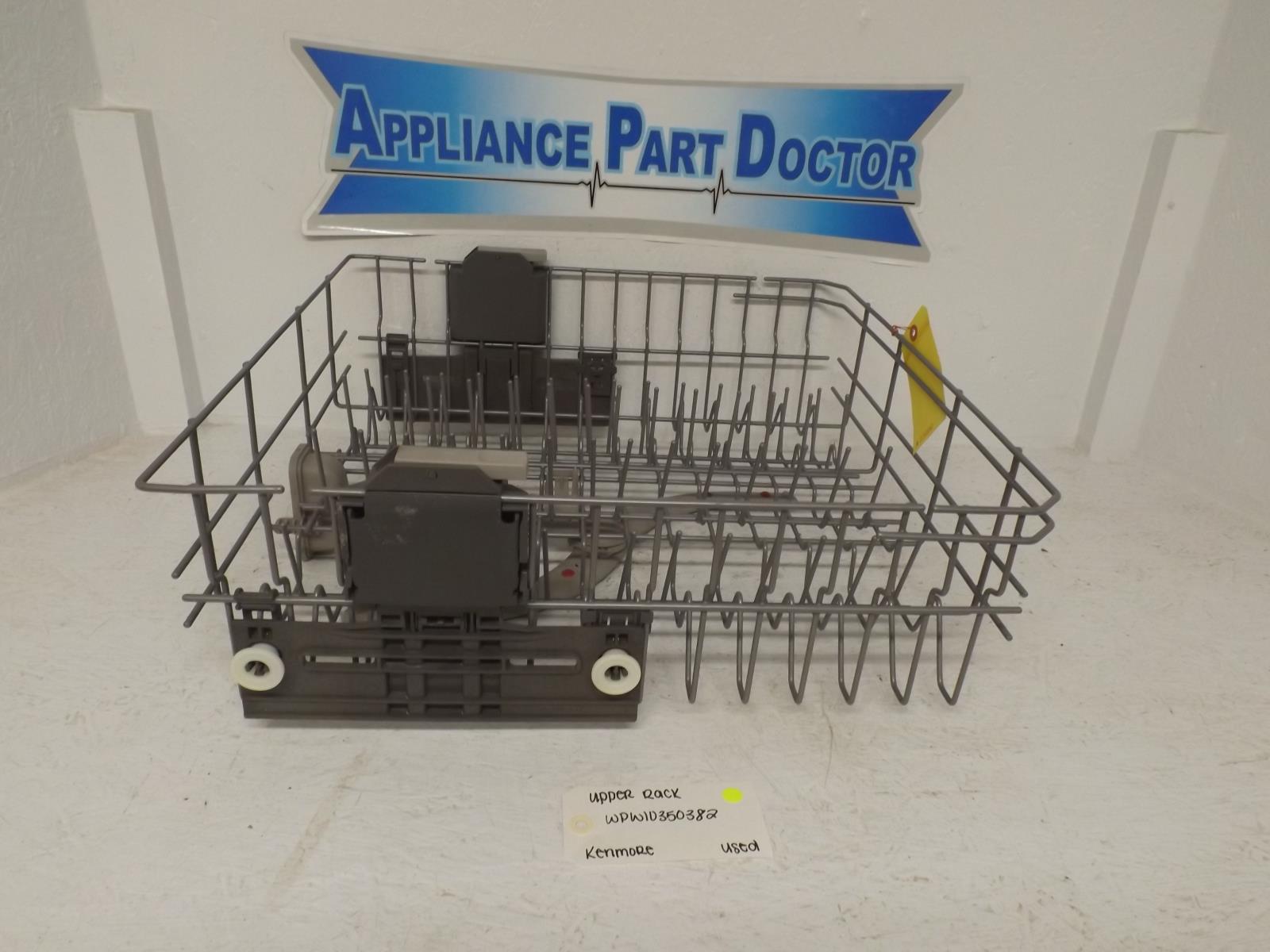 Kenmore Dishwasher WPW10350382 Upper Rack Used Kenmore Dishwasher WPW10350382 Upper Rack Used
